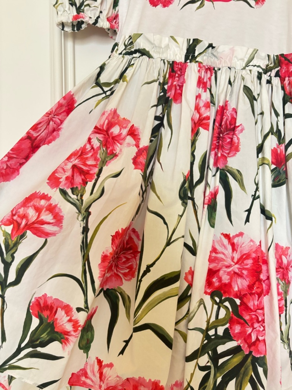 Dolce & Gabanna Kids Carnation Print Dress - Picture 9 of 16